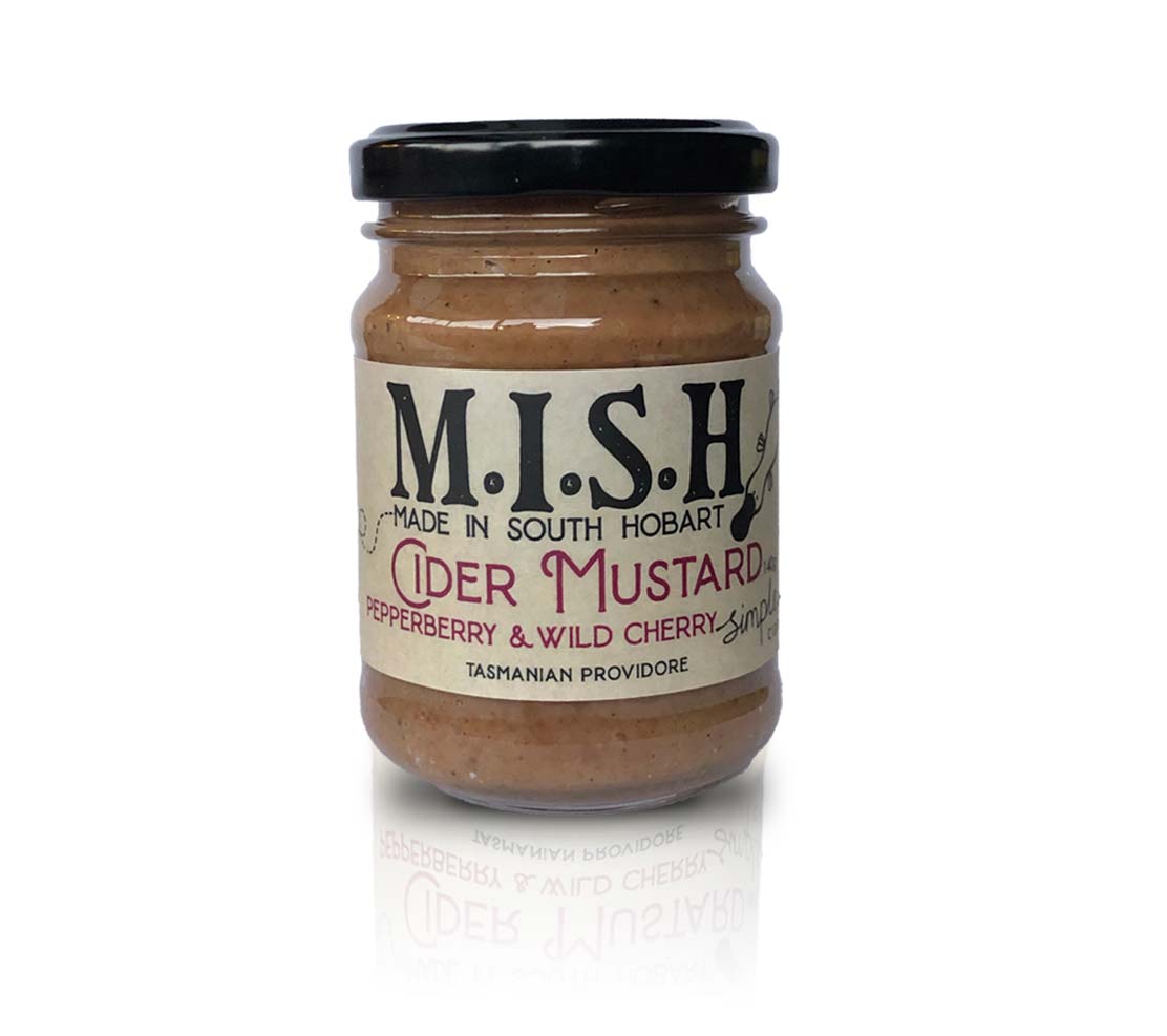 MISH Made in South Hobart Cider Mustard Pepperberry